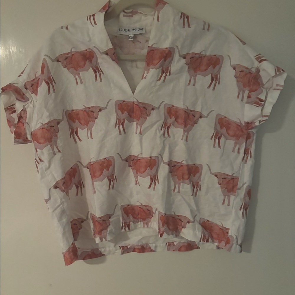 Brooke Wright longhorn top
